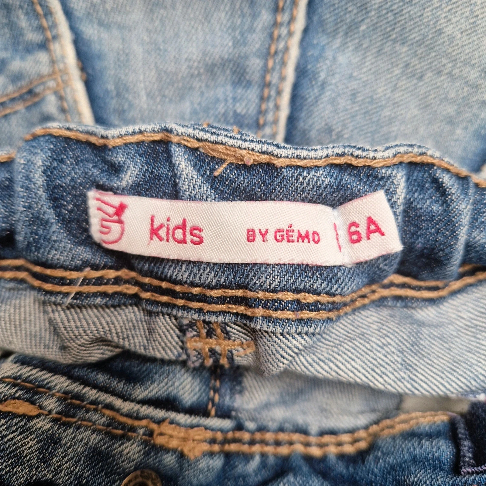 Gémo denim shorts Size 6 years – photo 3
